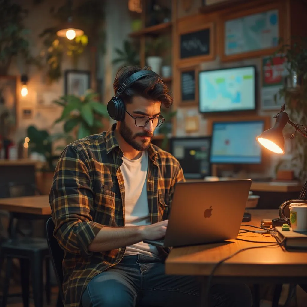 Joven emprendedor